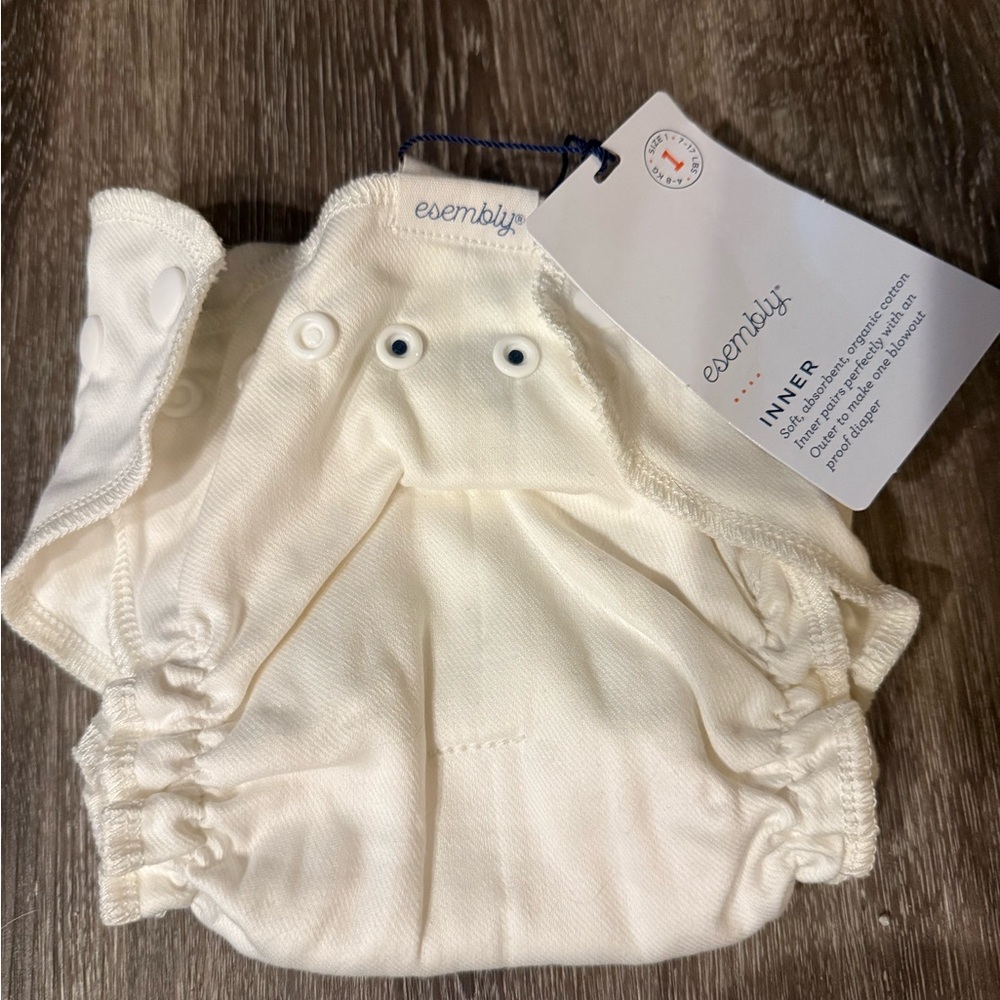 Esembly Inner organic cotton cloth diaper size 1 - Picture 2 of 4